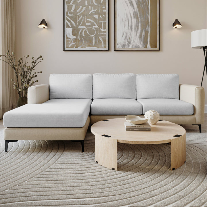 Thick Sofa Cushion Cover | Textured Weave, 4 Colours
