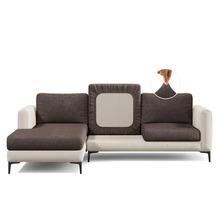 Thick Sofa Cushion Cover | Textured Weave, 4 Colours