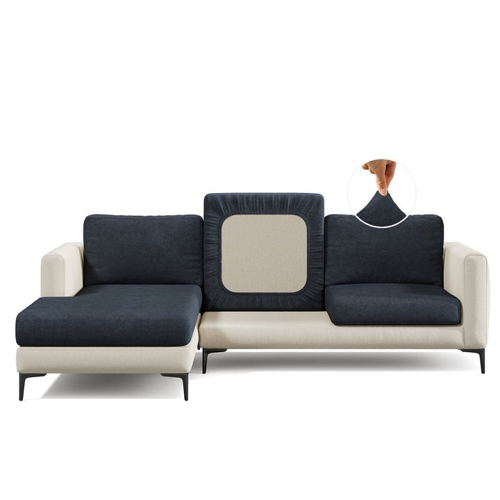 Thick Sofa Cushion Cover | Textured Weave, 4 Colours