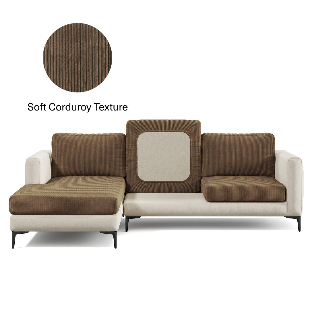 Thick Sofa Cushion Cover | Corduroy, 4 Colours