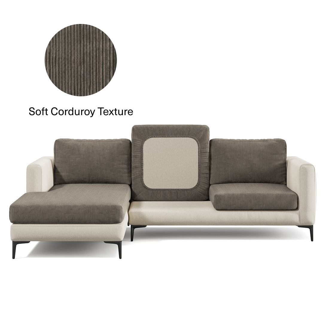 Thick Sofa Cushion Cover | Corduroy, 4 Colours