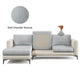Thick Sofa Cushion Cover | Plush Chenille, 15 Colours