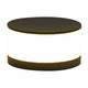 Modern Round Solar LED Post Light 1-Light
