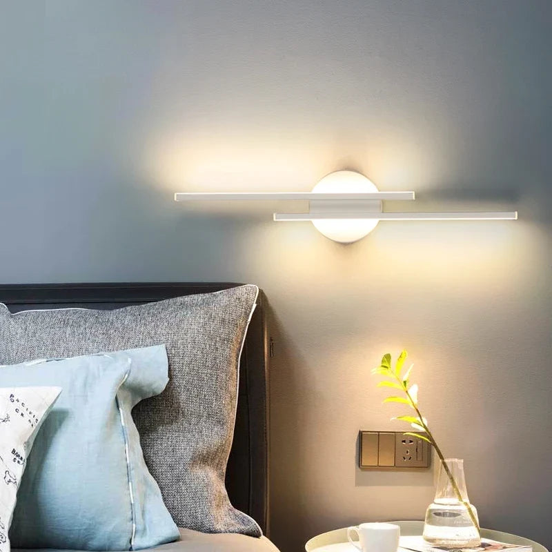 Curved Aluminium LED Wall Sconce