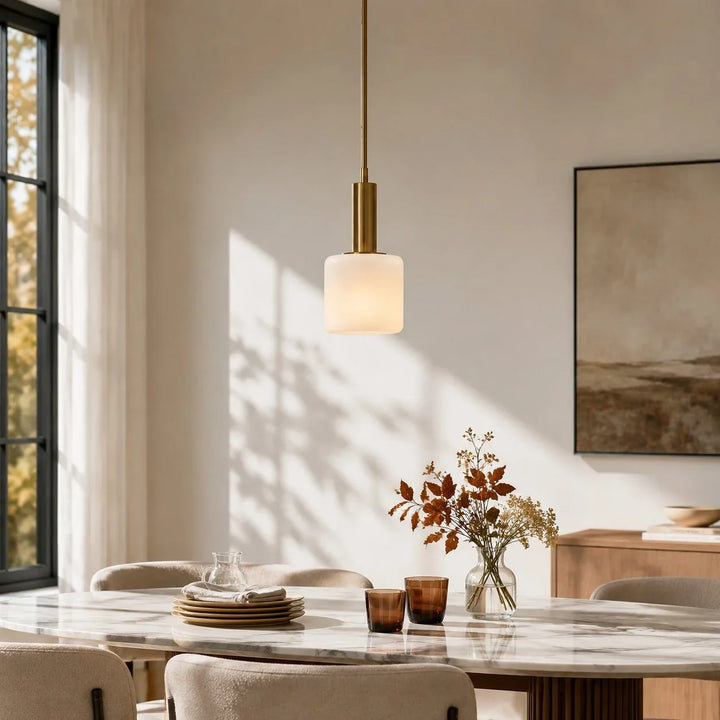 Modern White Porcelain Pendant Light