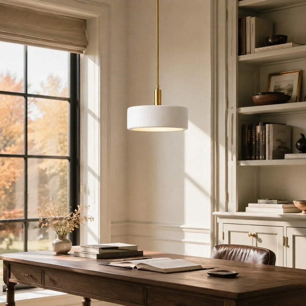 Modern White Porcelain Pendant Light