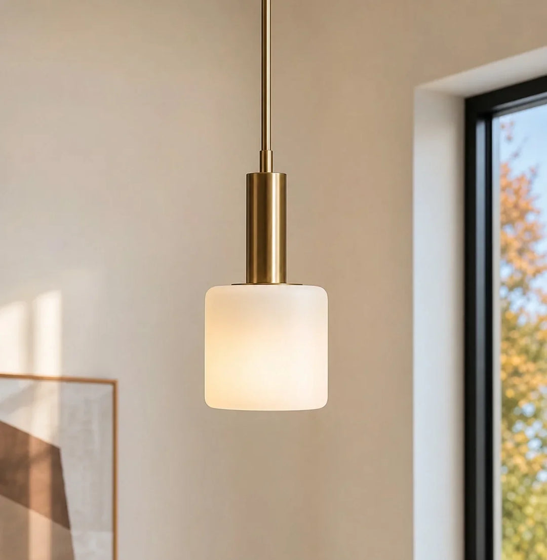 Modern White Porcelain Pendant Light