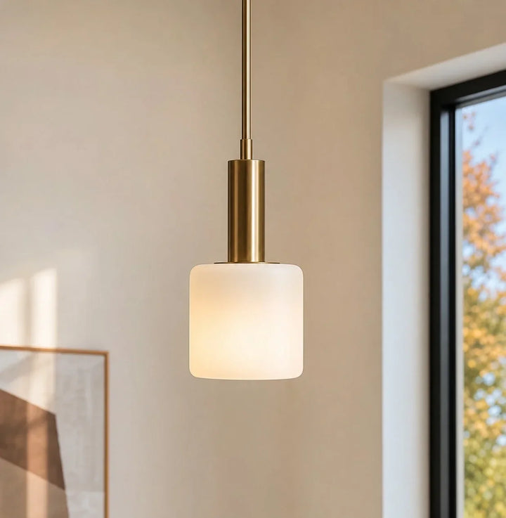 Modern White Porcelain Pendant Light