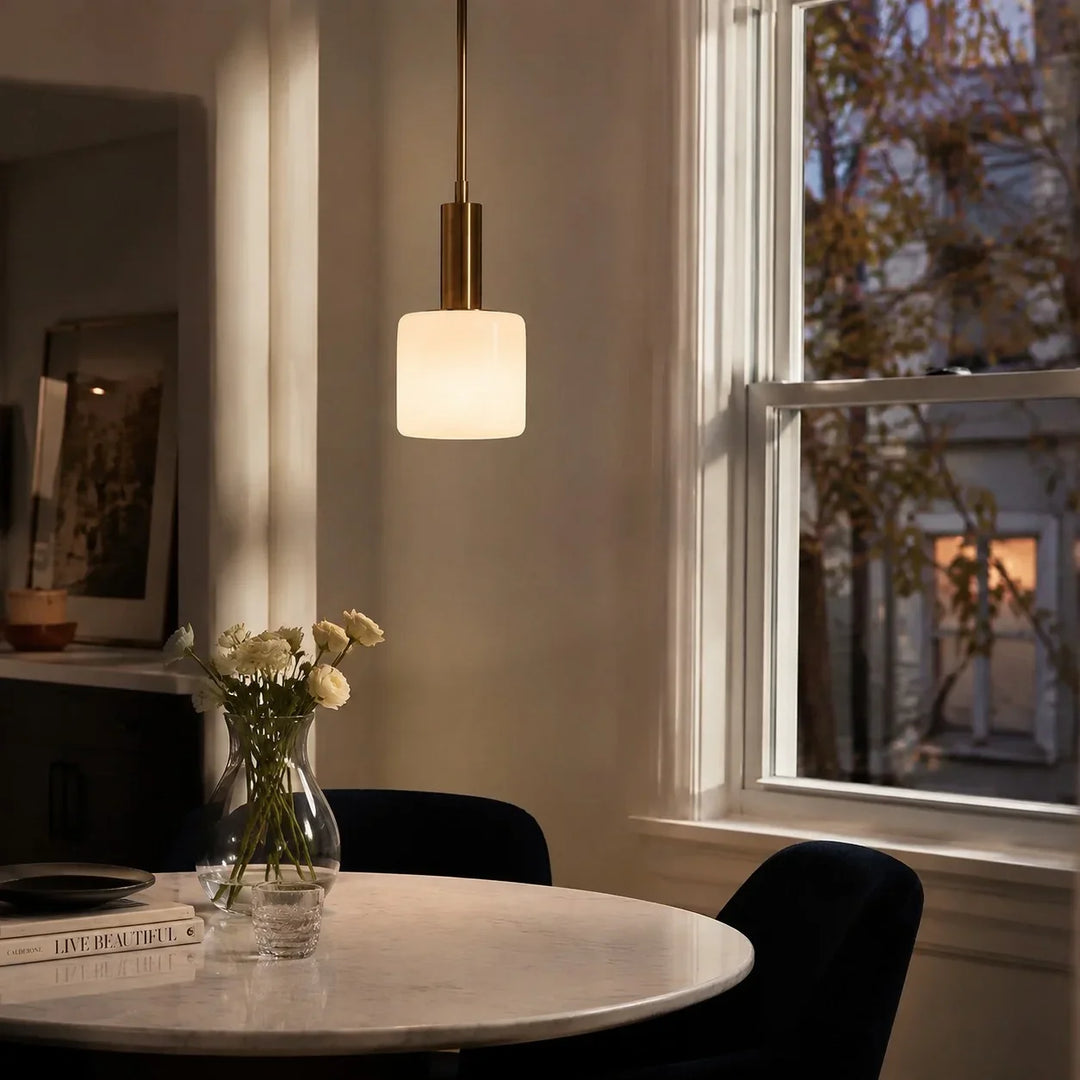 Modern White Porcelain Pendant Light
