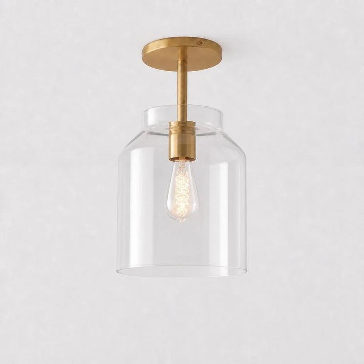 Nerys Nordic Minimalist Morandi Matte Metal Ceiling Light