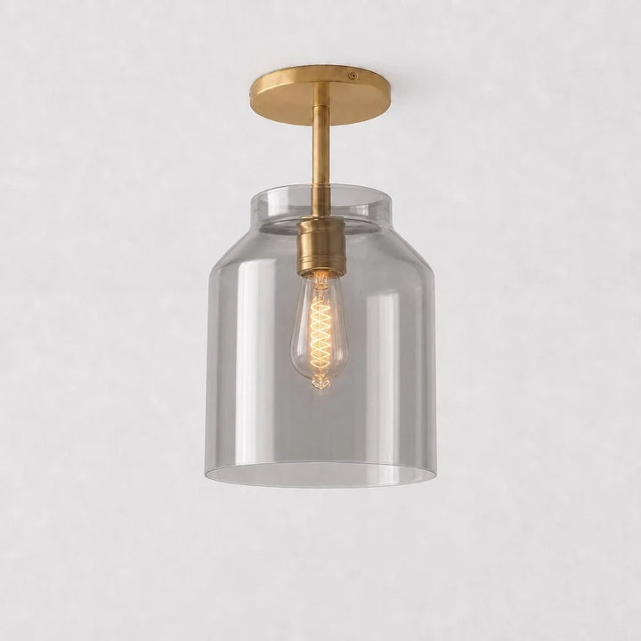 Nerys Nordic Minimalist Morandi Matte Metal Ceiling Light