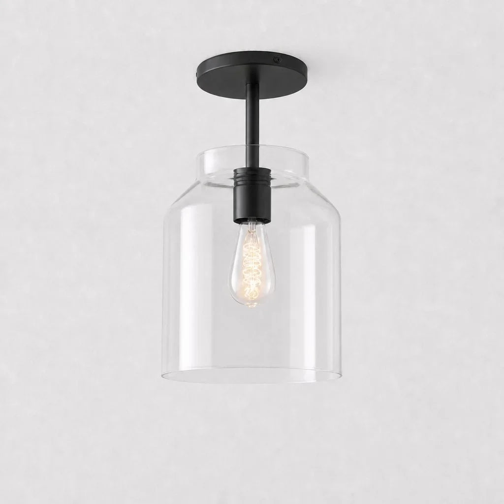 Nerys Nordic Minimalist Morandi Matte Metal Ceiling Light