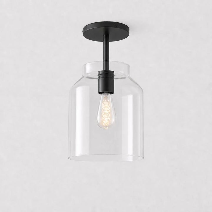 Nerys Nordic Minimalist Morandi Matte Metal Ceiling Light
