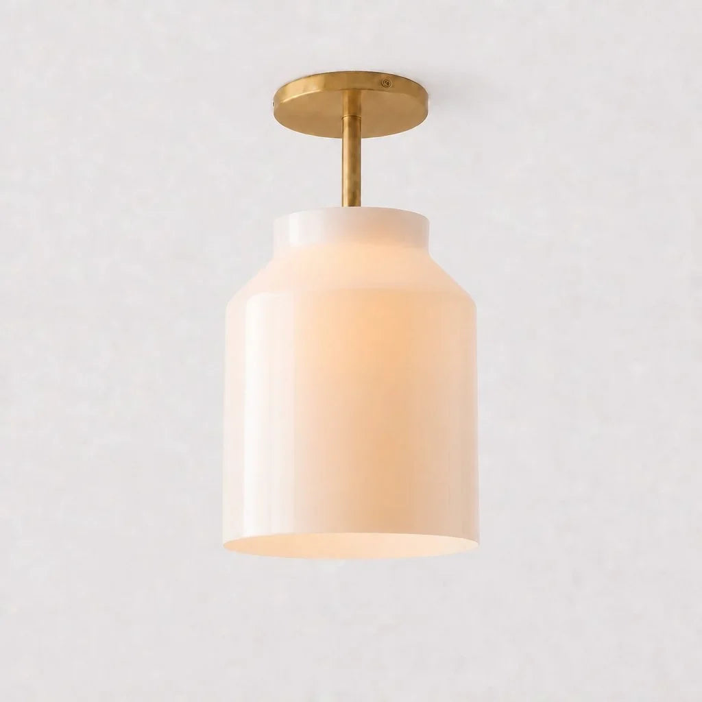 Nerys Nordic Minimalist Morandi Matte Metal Ceiling Light