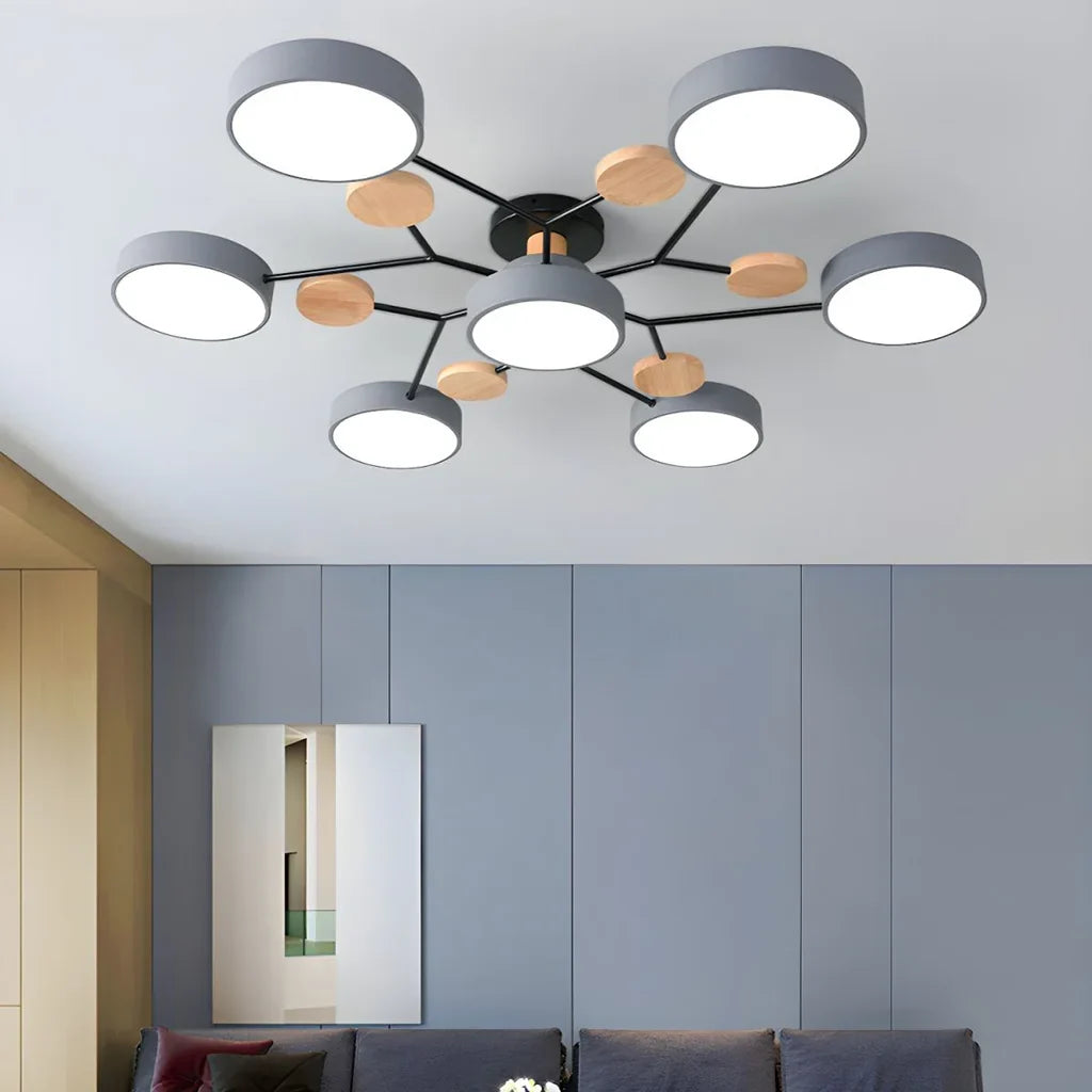 Murray Macaron Molecular LED Ceiling Light