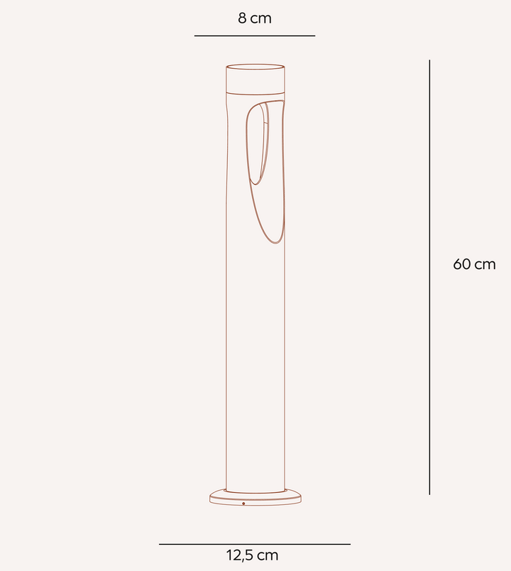 Nilo Aluminium Black Outdoor Path Light – image 2