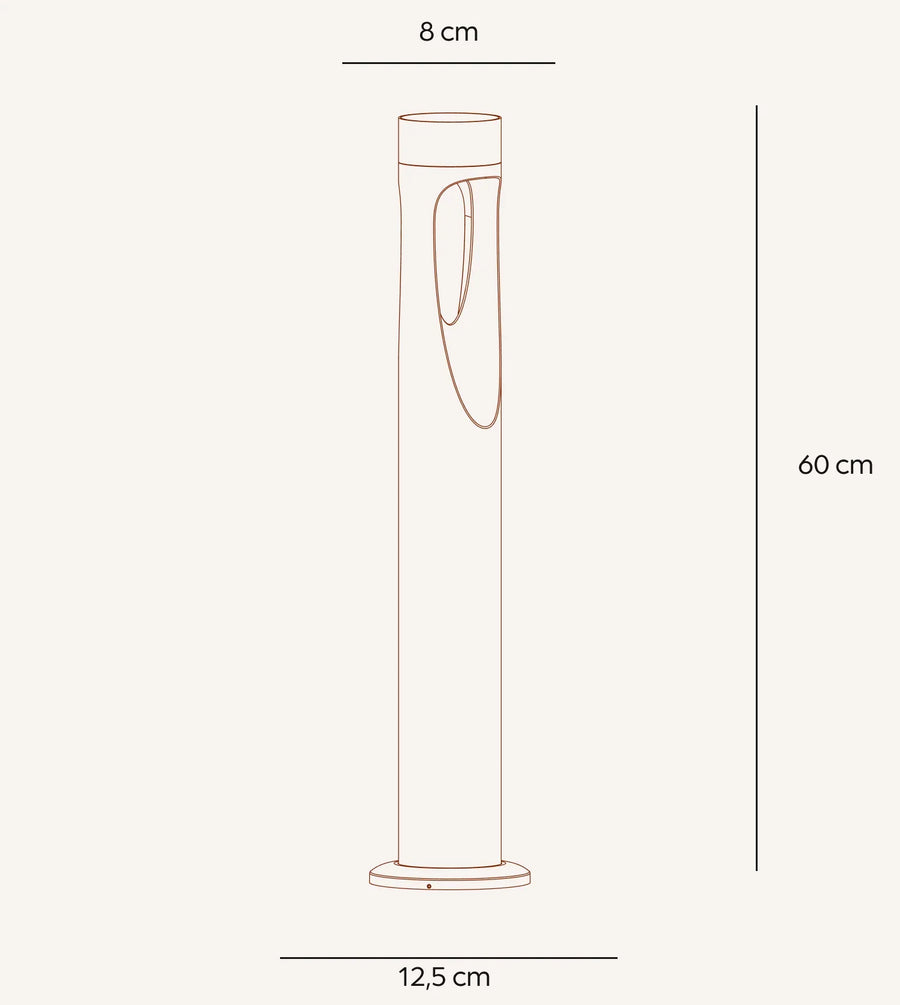 Nilo Aluminium Black Outdoor Path Light – image 2