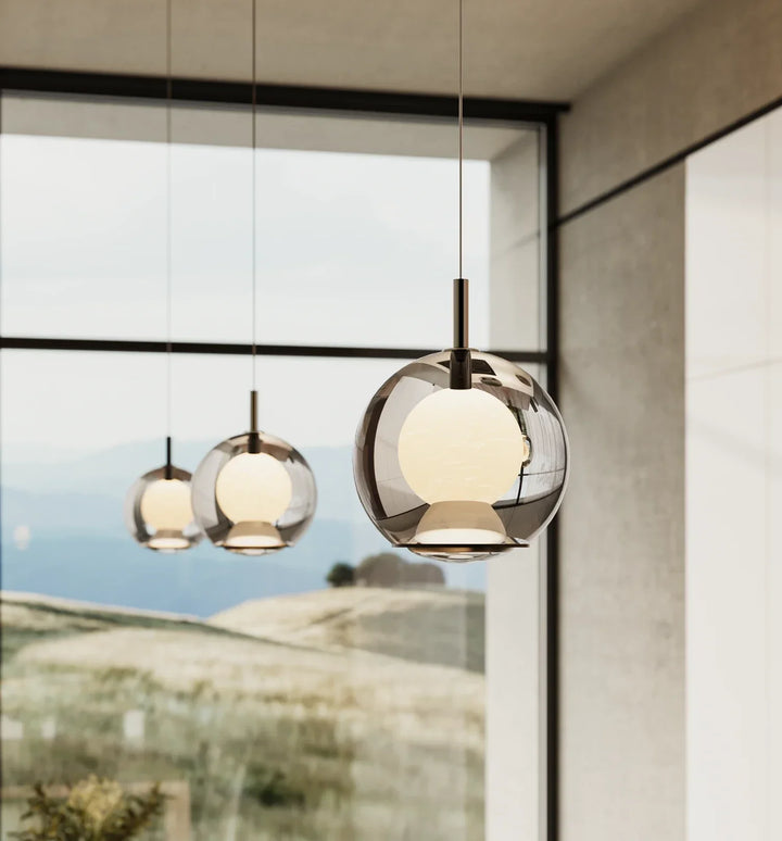 Noia Black Glass Pendant Light – image 9