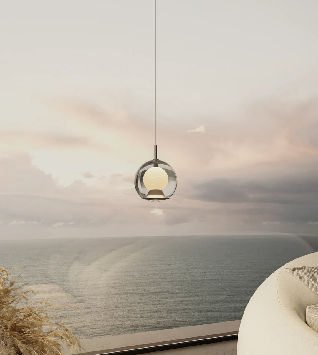 Noia Black Glass Pendant Light – image 3