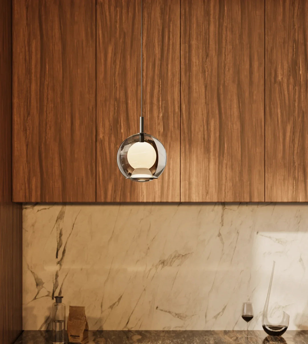 Noia Black Glass Pendant Light – image 8