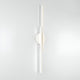 Offset Twin-Bar LED Wall Light | Black or White, 55 cm