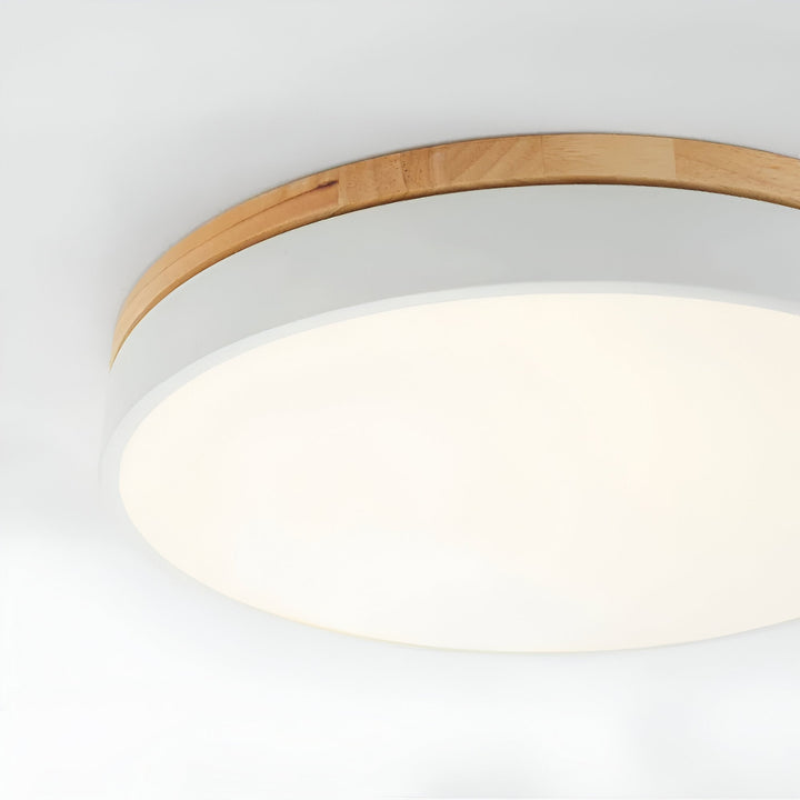 Nordic Round Flush Ceiling Light LED Light With Acrylic Diffuser, view 26