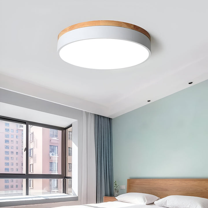 Nordic Round Flush Ceiling Light LED Light With Acrylic Diffuser, view 17