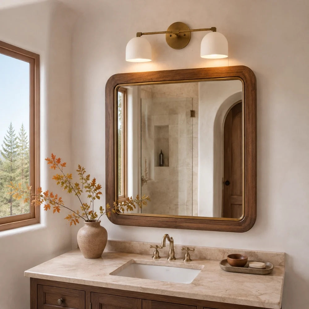 Nordic Metal Deep Ball Vanity Sconce