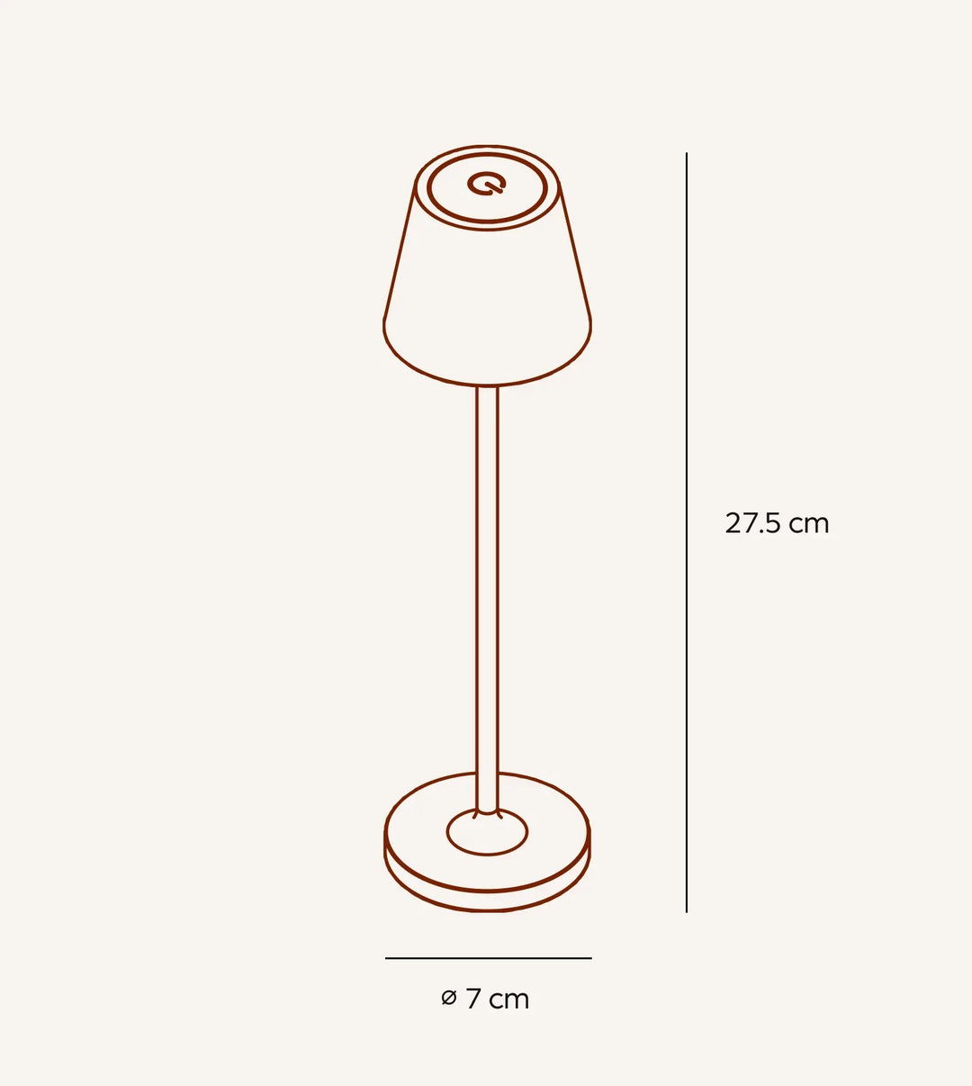 Nova Dimmable Rechargeable Table Lamp – image 2