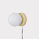 Mini Glass Globe Plug-In Wall Light | Six Colours