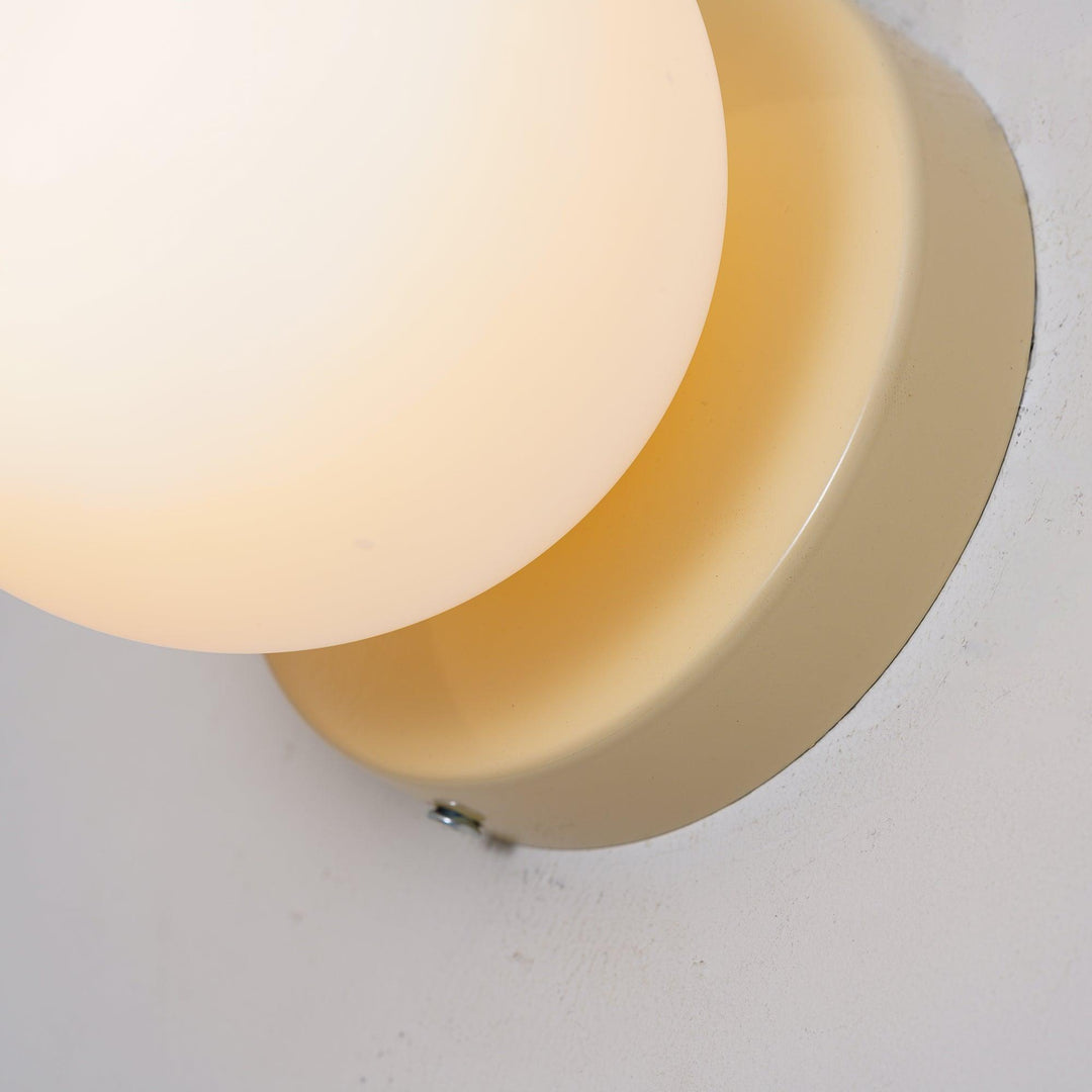 Mini Glass Globe Plug-In Wall Light | Six Colours