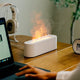 Flame Effect Mist Humidifier Lamp
