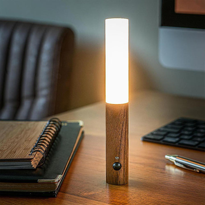 Wooden Torch Motion Sensor Light