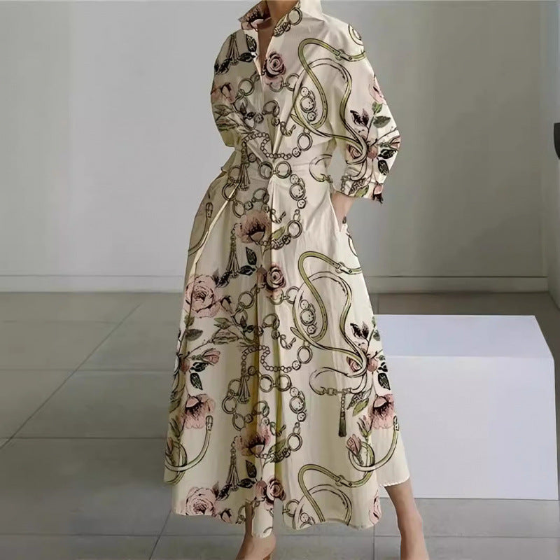 Women's Collared Wrap Maxi Summer Dress – image 8