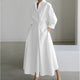 Women's Collared Wrap Maxi Summer Dress – image 1