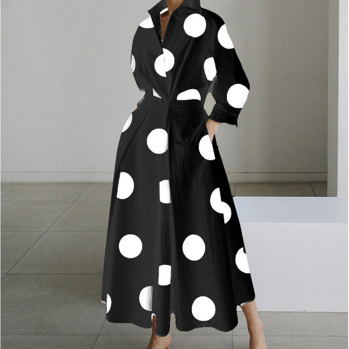 Women's Collared Wrap Maxi Summer Dress – image 5