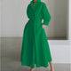Women's Collared Wrap Maxi Summer Dress – image 4