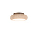 Retro Travertine Round LED Ceiling Light 1-Light