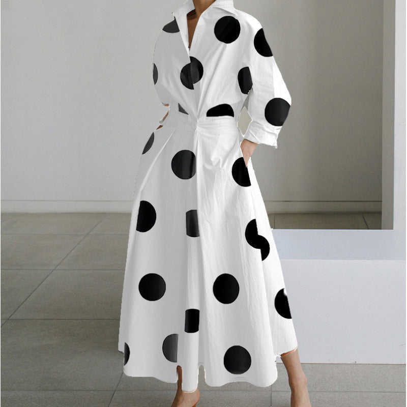 Women's Collared Wrap Maxi Summer Dress – image 6