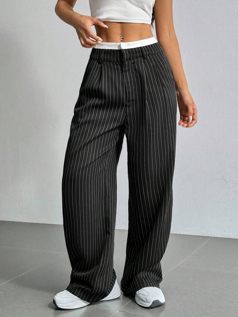 Women's Striped Everyday Trousers – image 2