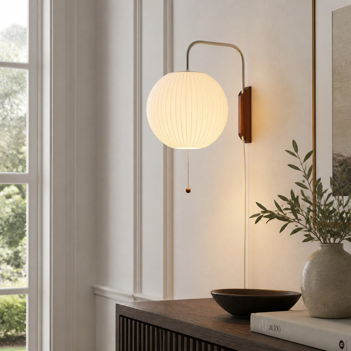 Owen Modern Ribbed Bubble Wall Sconce