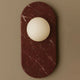 Marble Block Wall Light | Six Stone Finishes, Oval Glow