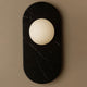 Marble Block Wall Light | Six Stone Finishes, Oval Glow