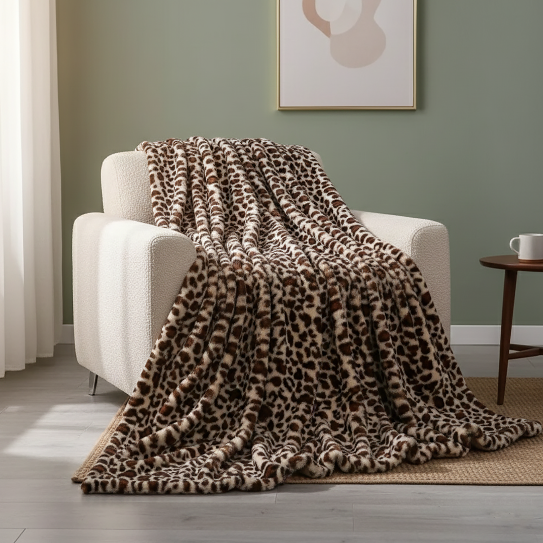 Leopard Throw Blanket image 4