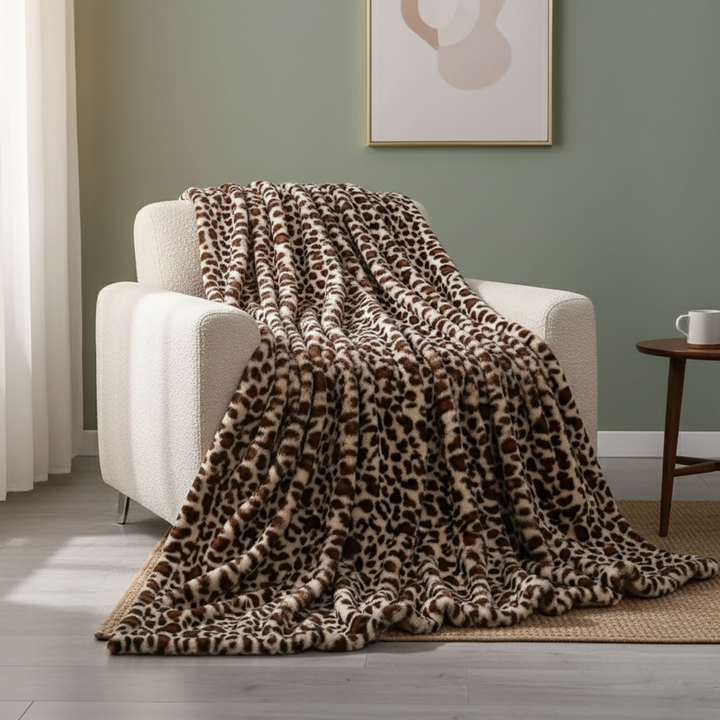 Leopard Throw Blanket image 4