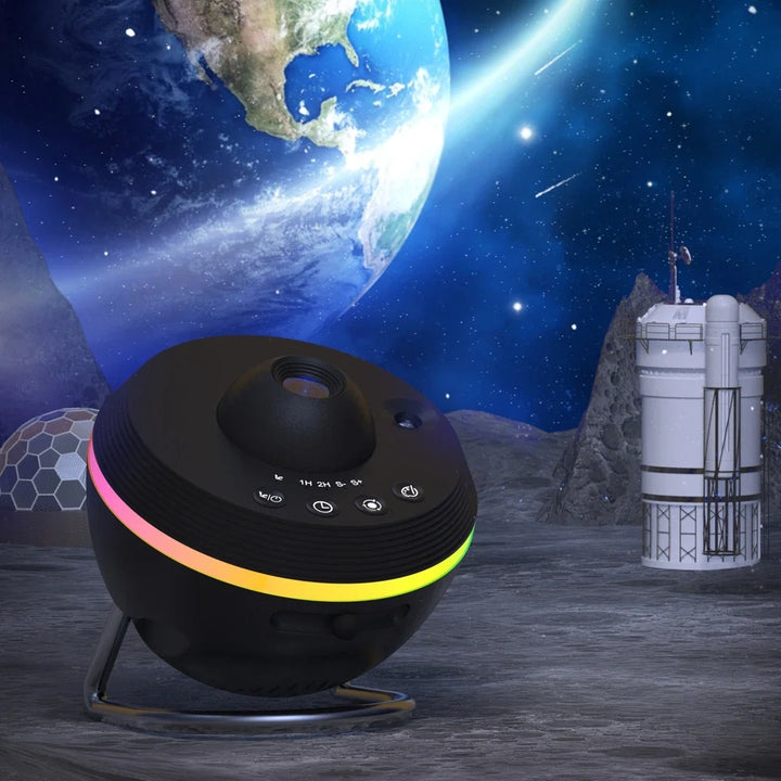 Rotating Galaxy Star Projector Night Light