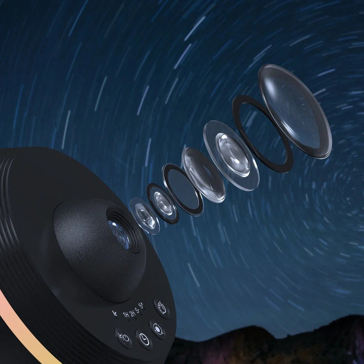 Rotating Galaxy Star Projector Night Light