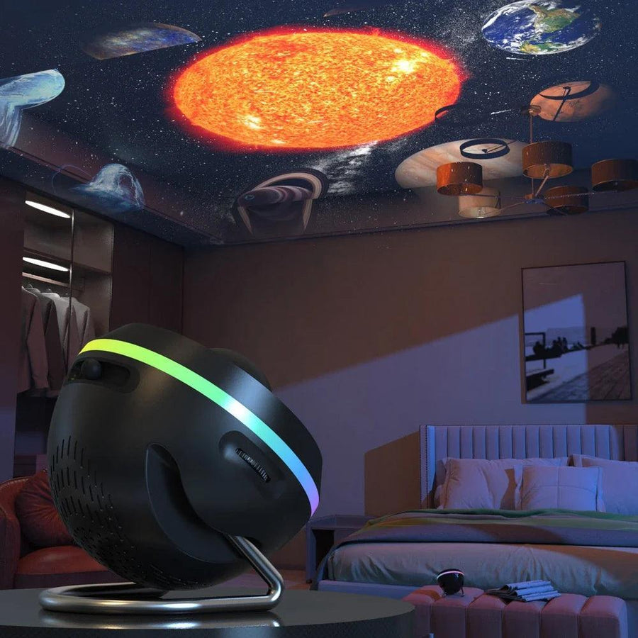 Rotating Galaxy Star Projector Night Light