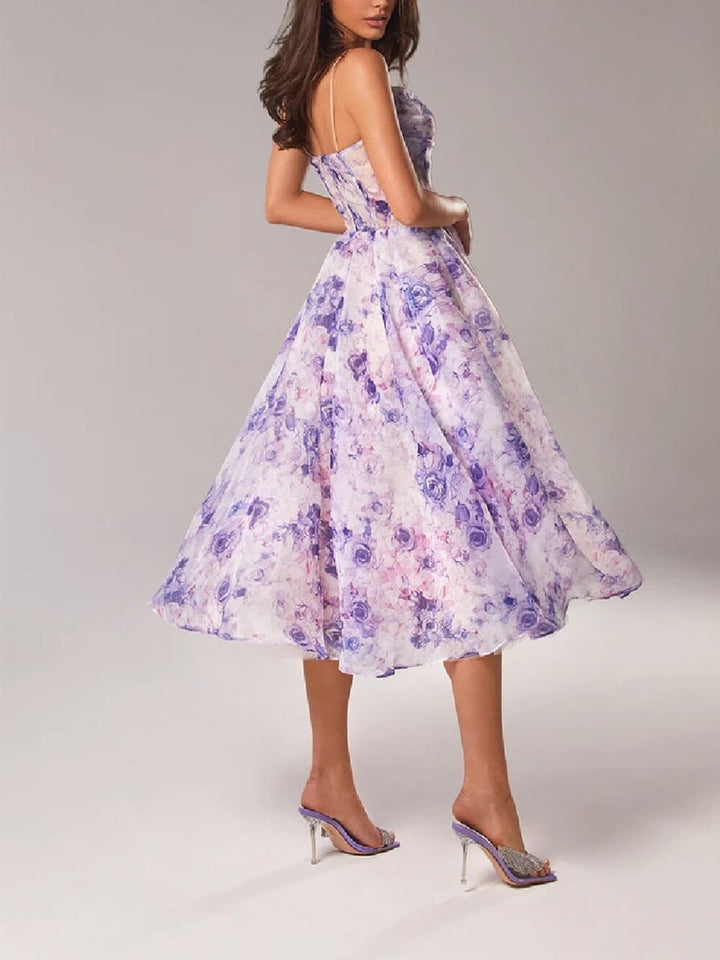 Women's Floral Midi Summer Dress – image 3