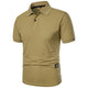 Men's Short-Sleeve Plain Summer Polo Shirt – image 5
